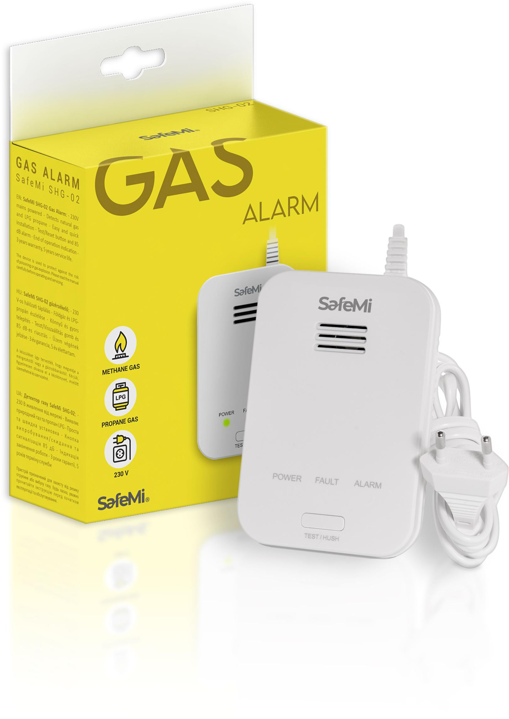 Propāna-butāna gāzes sensors SafeMi SHG-02 |