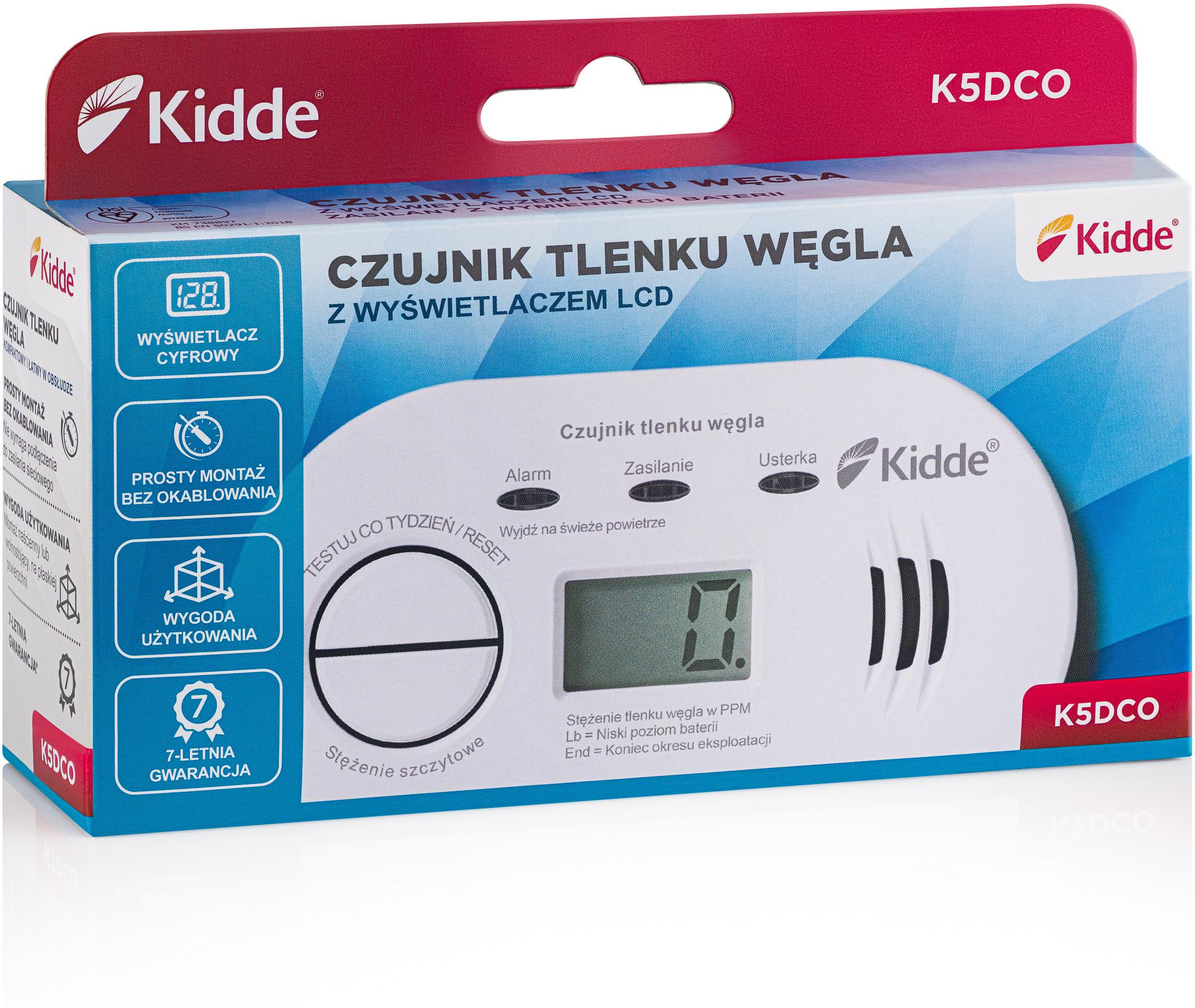 K5DCO KIDDE oglekļa monoksīda un oglekļa