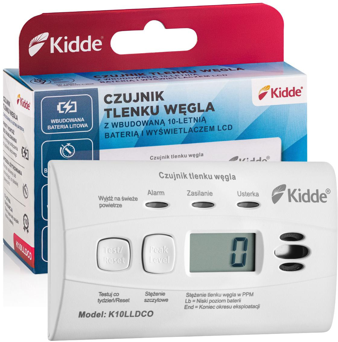 K10LLDCO KIDDE oglekļa monoksīda un oglekļa