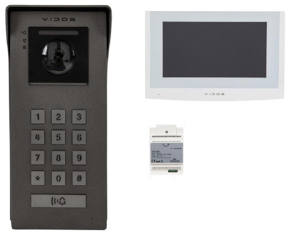Video durvju tālrunis VIDOS 2IP S200/M200W-X