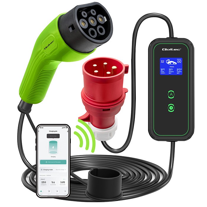 Qoltec Mobilna ładowarka do samochodu elektrycznego