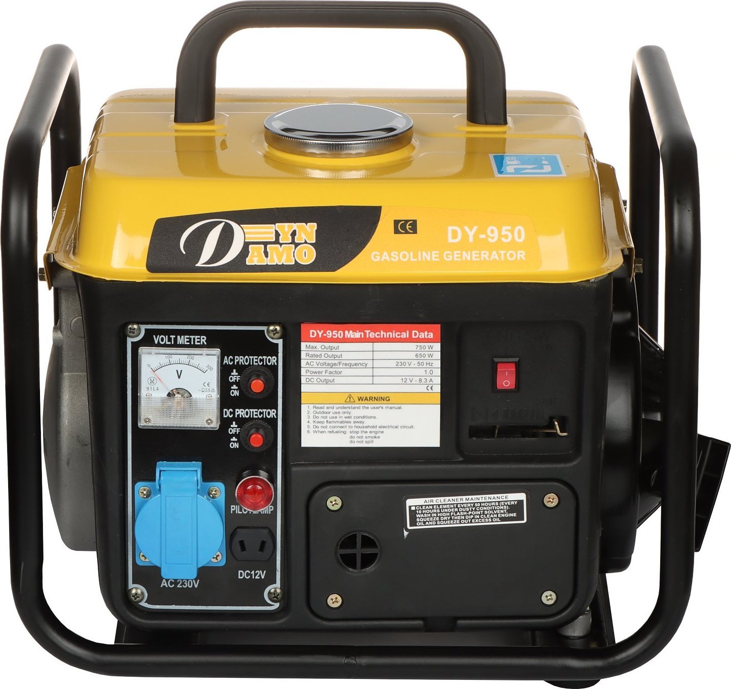 Ģenerators Delta DY-950 750 W 1-fāzes