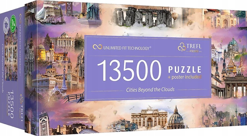 Trefl Puzzle 13500 Pilsētas aiz mākoņiem