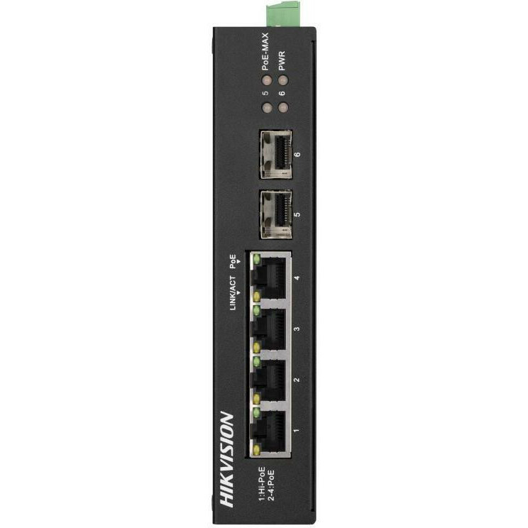 Switch Dahua Technology POE DS-3T0506HP-E/HS 4-portu