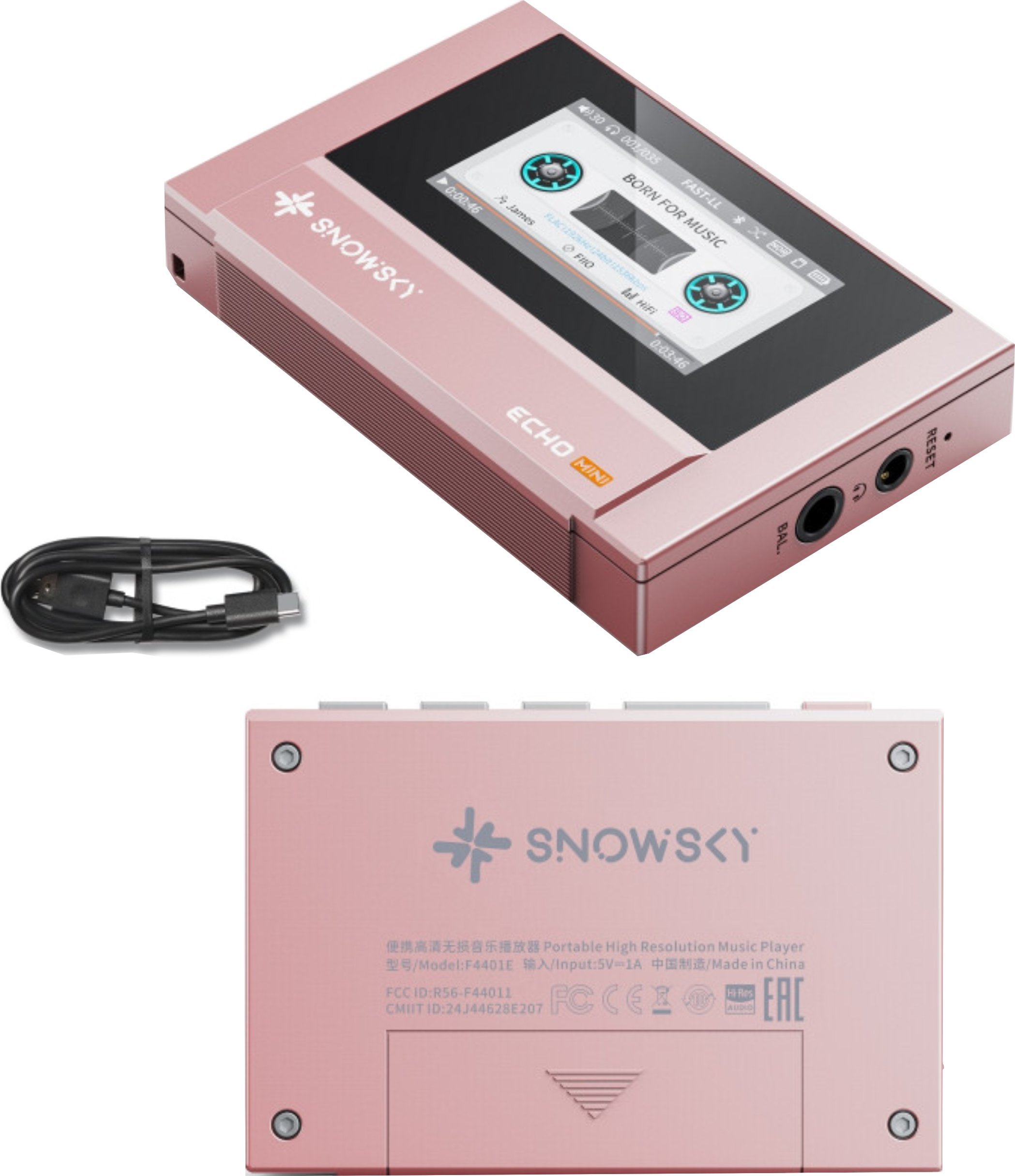 FIIO SNOWSKY ECHO MINI Pārnēsājams Hi-Res
