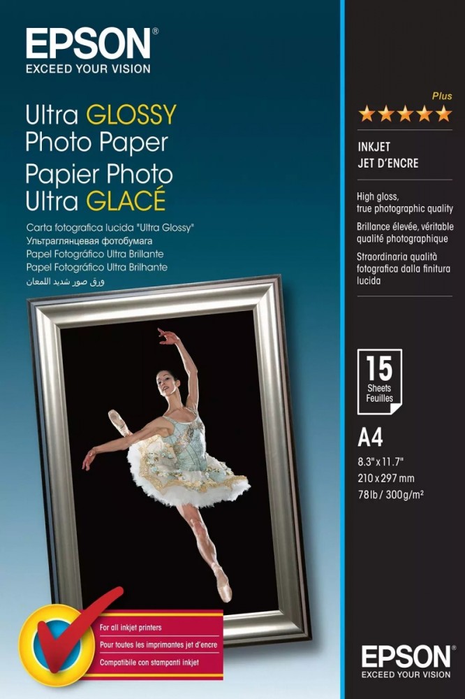 Epson Ultra Glossy fotopapīrs 15 lapas