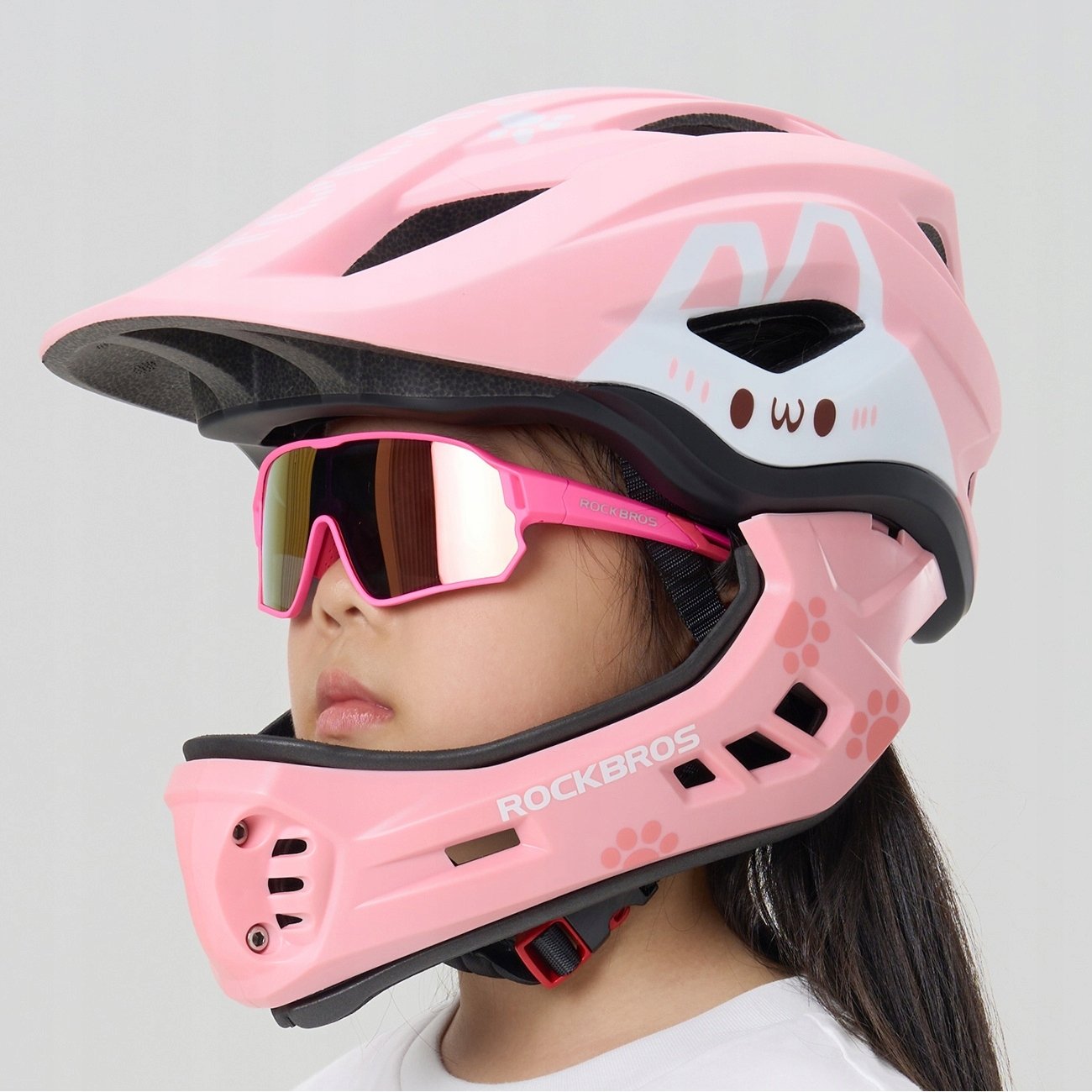 RockBros Bērnu velosipēda ķivere TT-32001 Rabbit