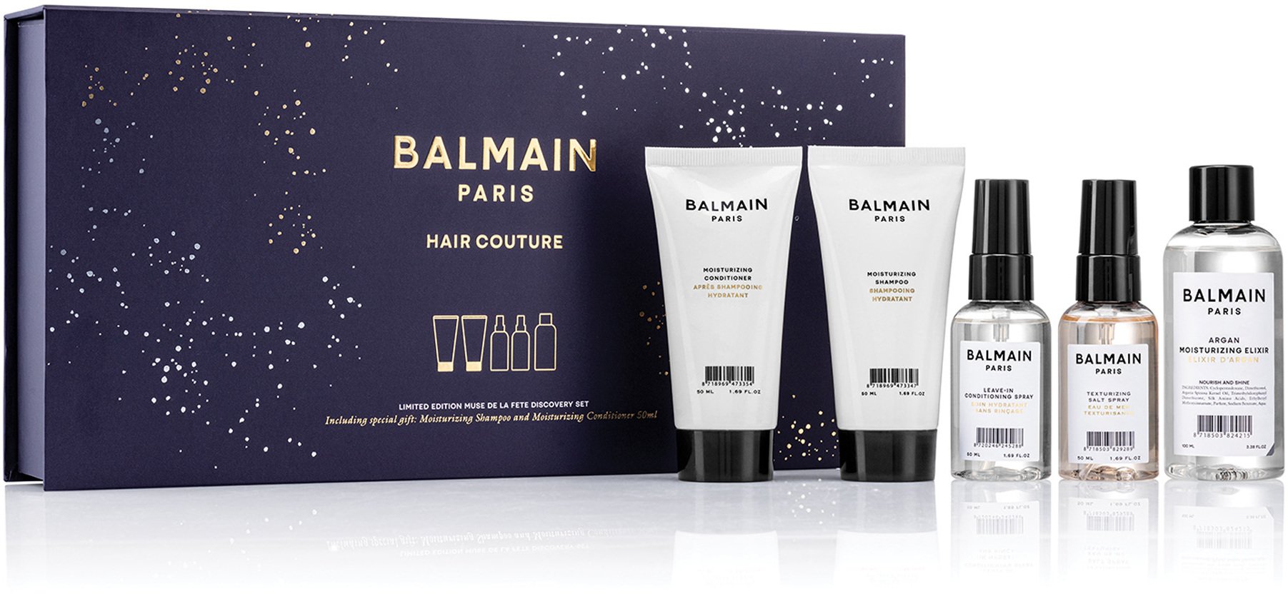 Komplekts Balmain Professionnel: Mitrinošs matu šampūns