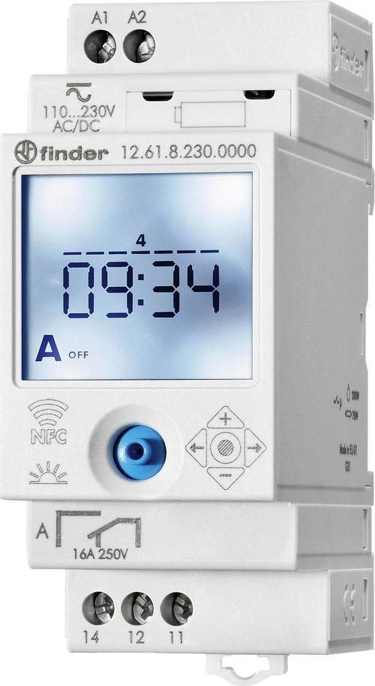 Finder Ciparu pulkstenis ASTRO/IKDIENAS NFC 1P