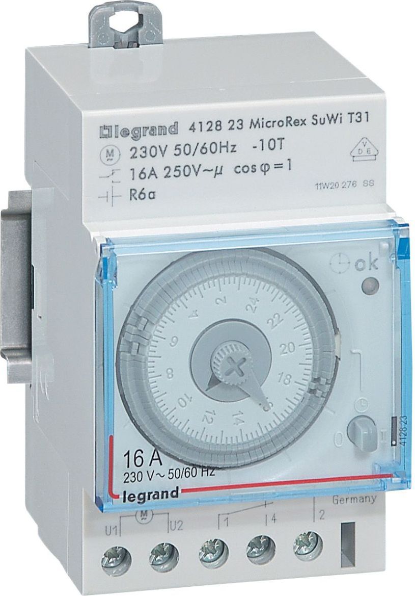 Legrand analogais taimeris 16A diennakts vienkanāla