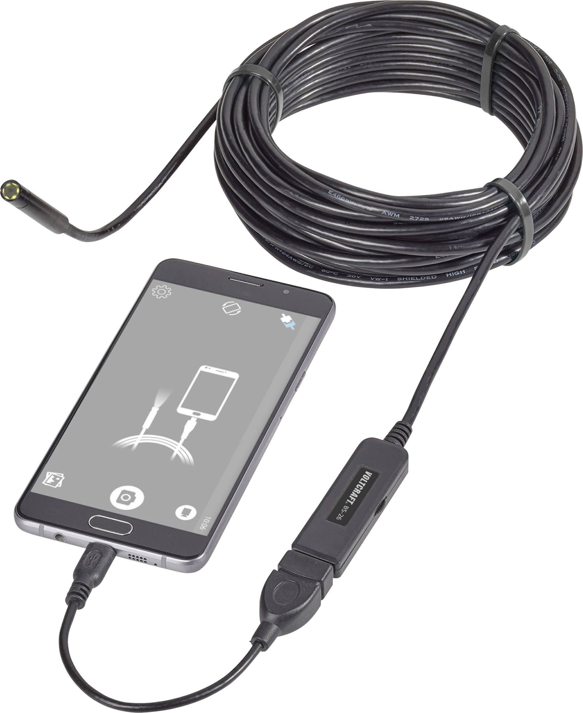 Inspekcijas kamera VOLTCRAFT BS-26, zondes diametrs