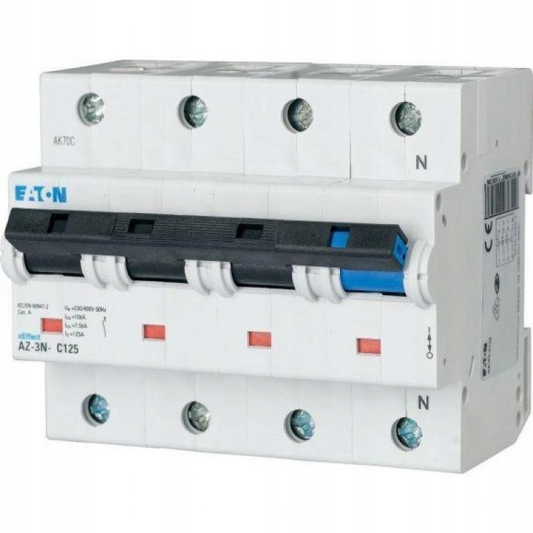 Eaton Automātiskais pārslodzes slēdzis 3P+N B
