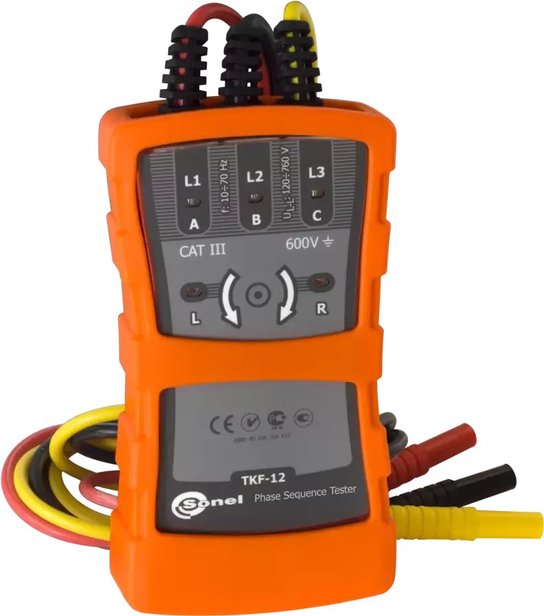 Sonel TKF-12 Fāzu secības testētājs WMGBTKF12