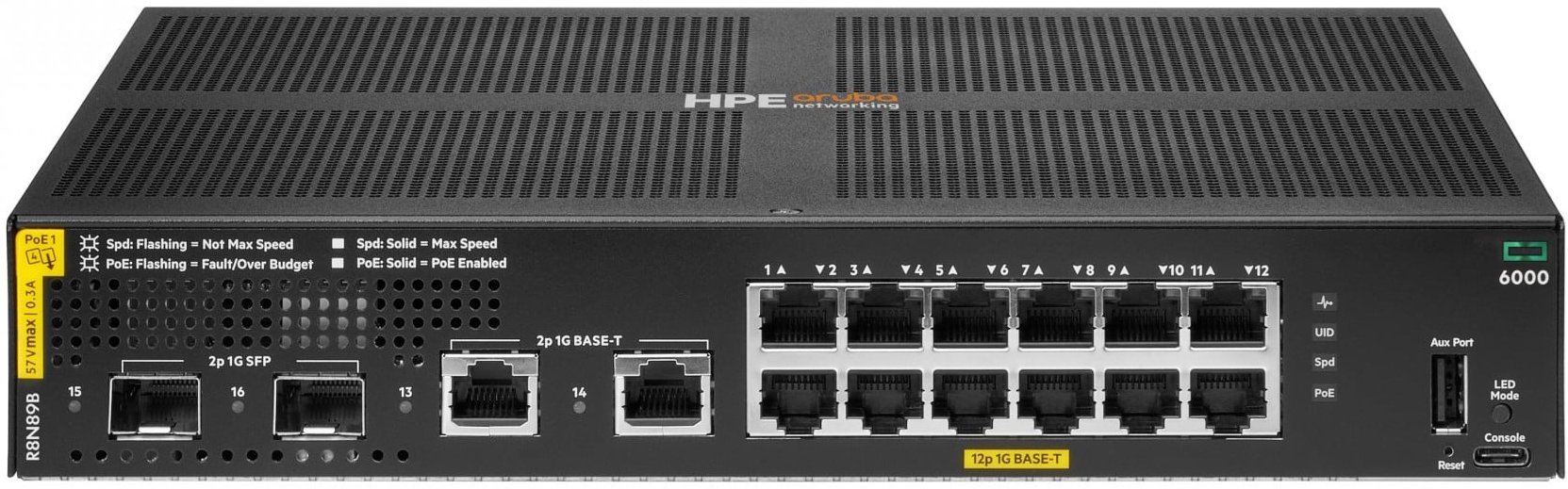 Pārslēdzējs HP HPE Aruba Networking CX