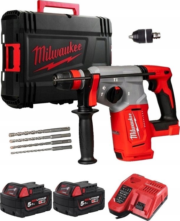 Akumulatora perforators SDS-Plus Milwaukee M18 BLHX-502X