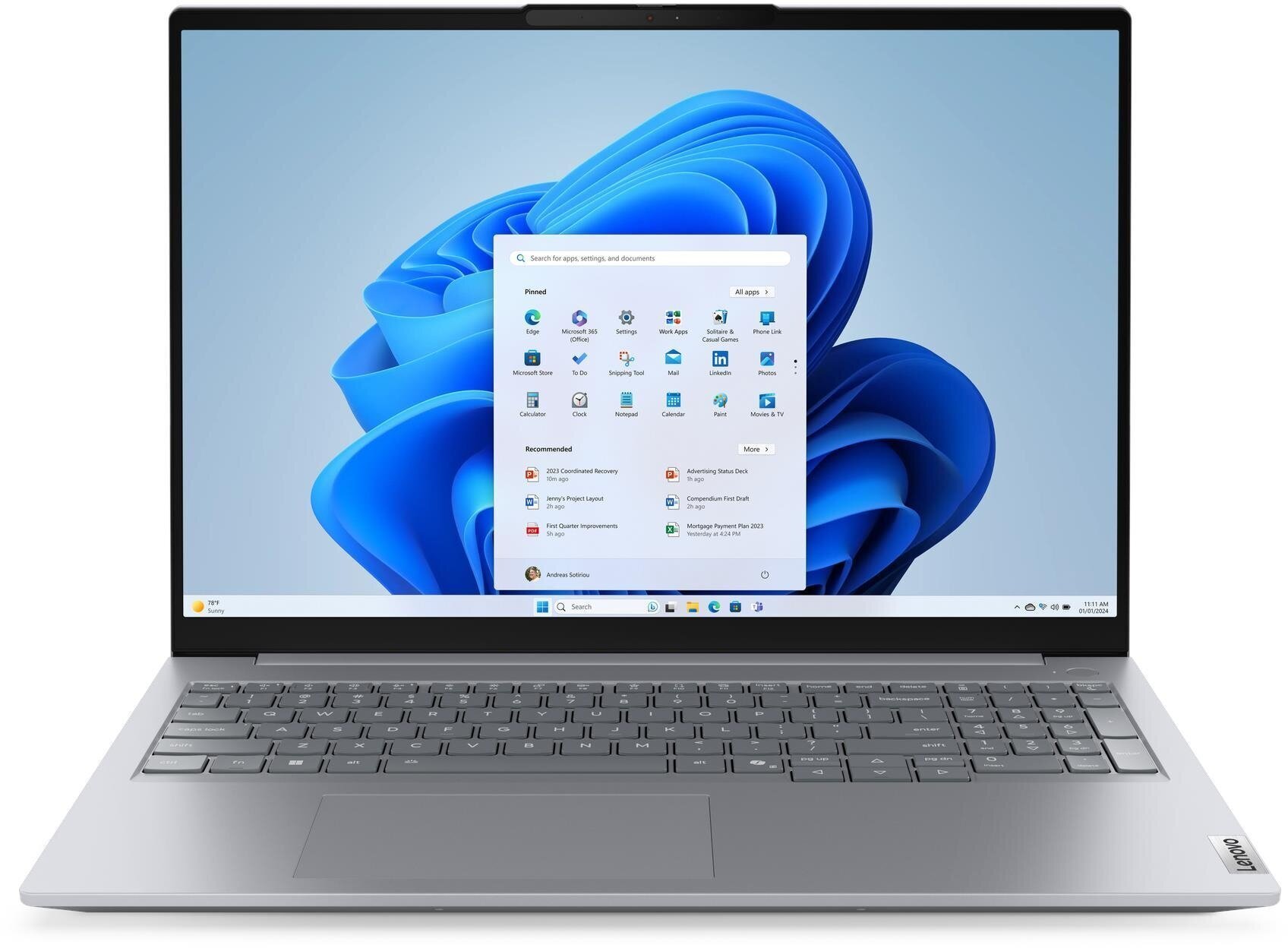 Portatīvais dators Lenovo ThinkBook 16 G9