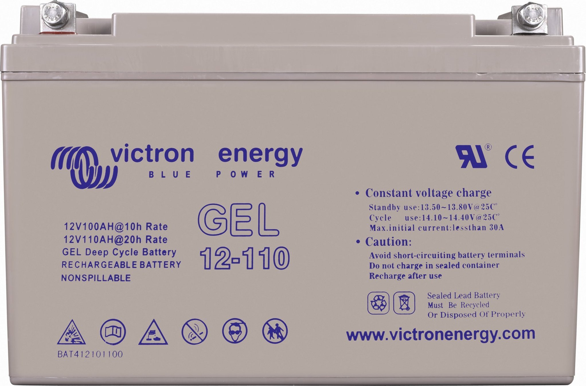 Akumulators Victron Energy 12V/220Ah Gel Deep