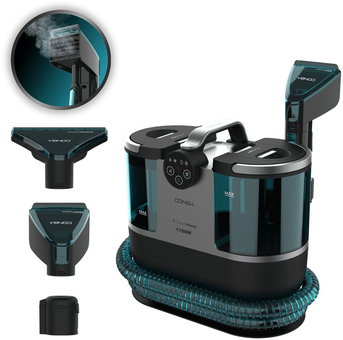 Cecotec Conga 7000 Tvaika putekļsūcējs ar
