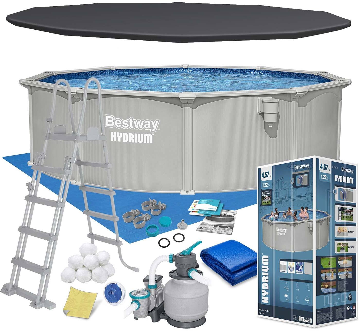 Bestway Dārza baseins ar paneļiem visu
