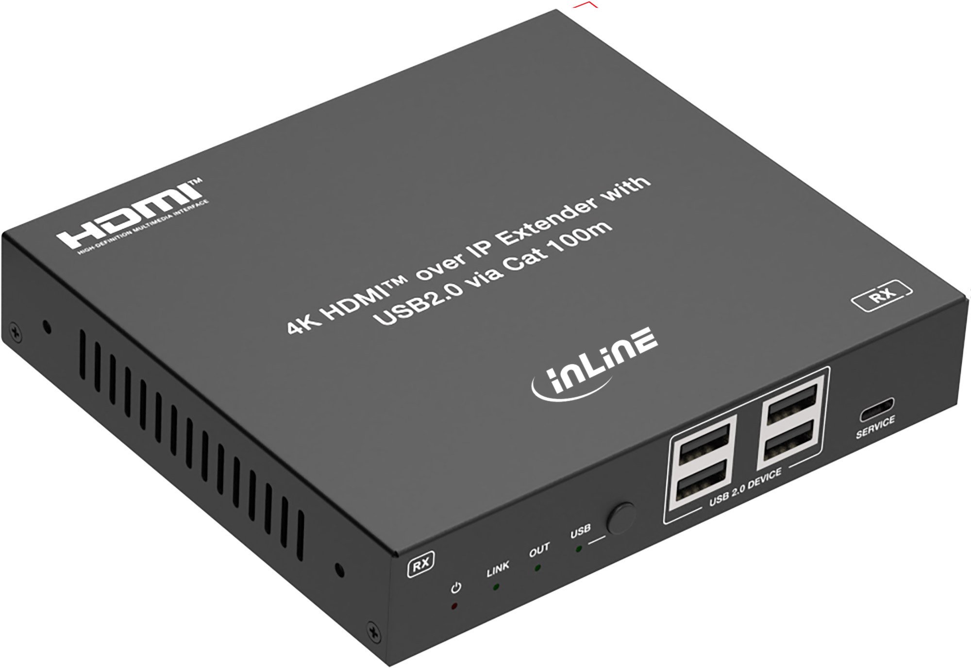 Pārslēdzējs Altusen InLine® KVM paplašinātājs pār
