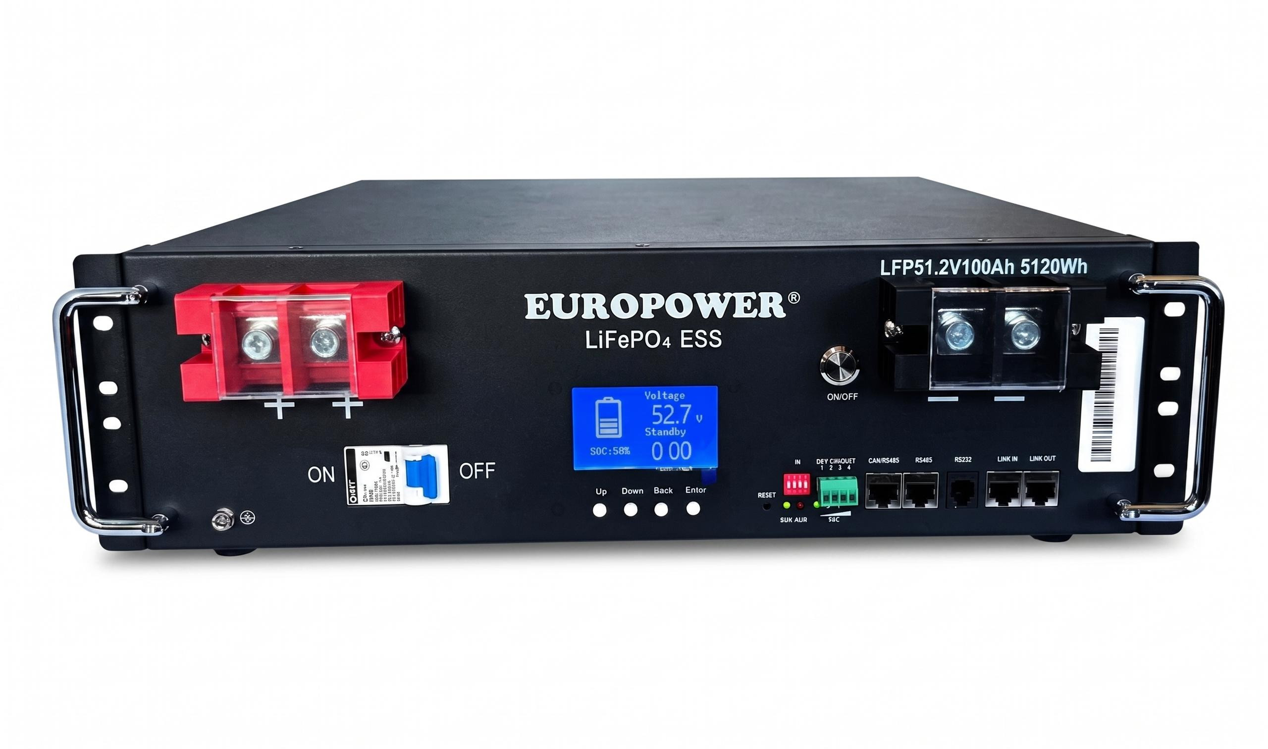 Magazyn energii LiFePO4 EUROPOWER serii LFP