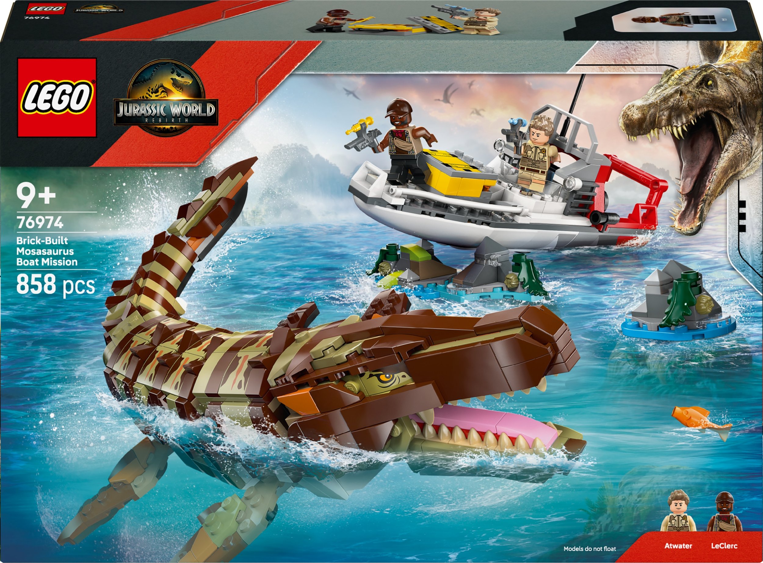 LEGO Jurassic World Misija uz laivas