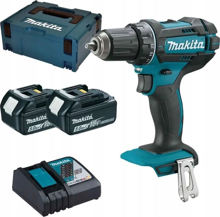 Urbjmašīna-skrūvgriezis Makita DDF482RTJ 18 V 2