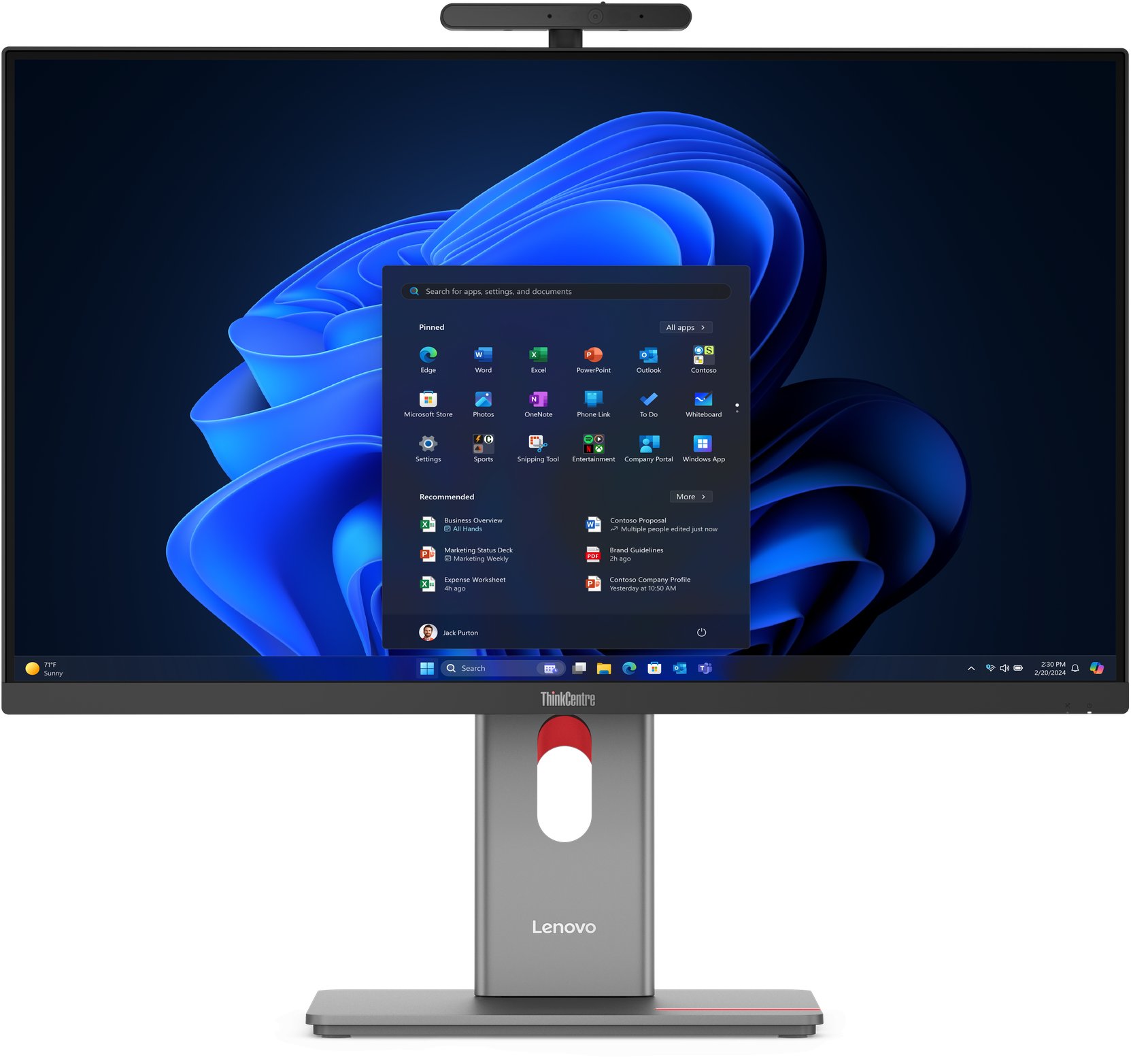 Dators Lenovo AiO ThinkCentre M90a Pro