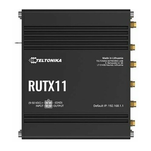 Maršrutētājs Teltonika TELTONIKA NETWORKSRUTX11DUAL SIM Bluetooth