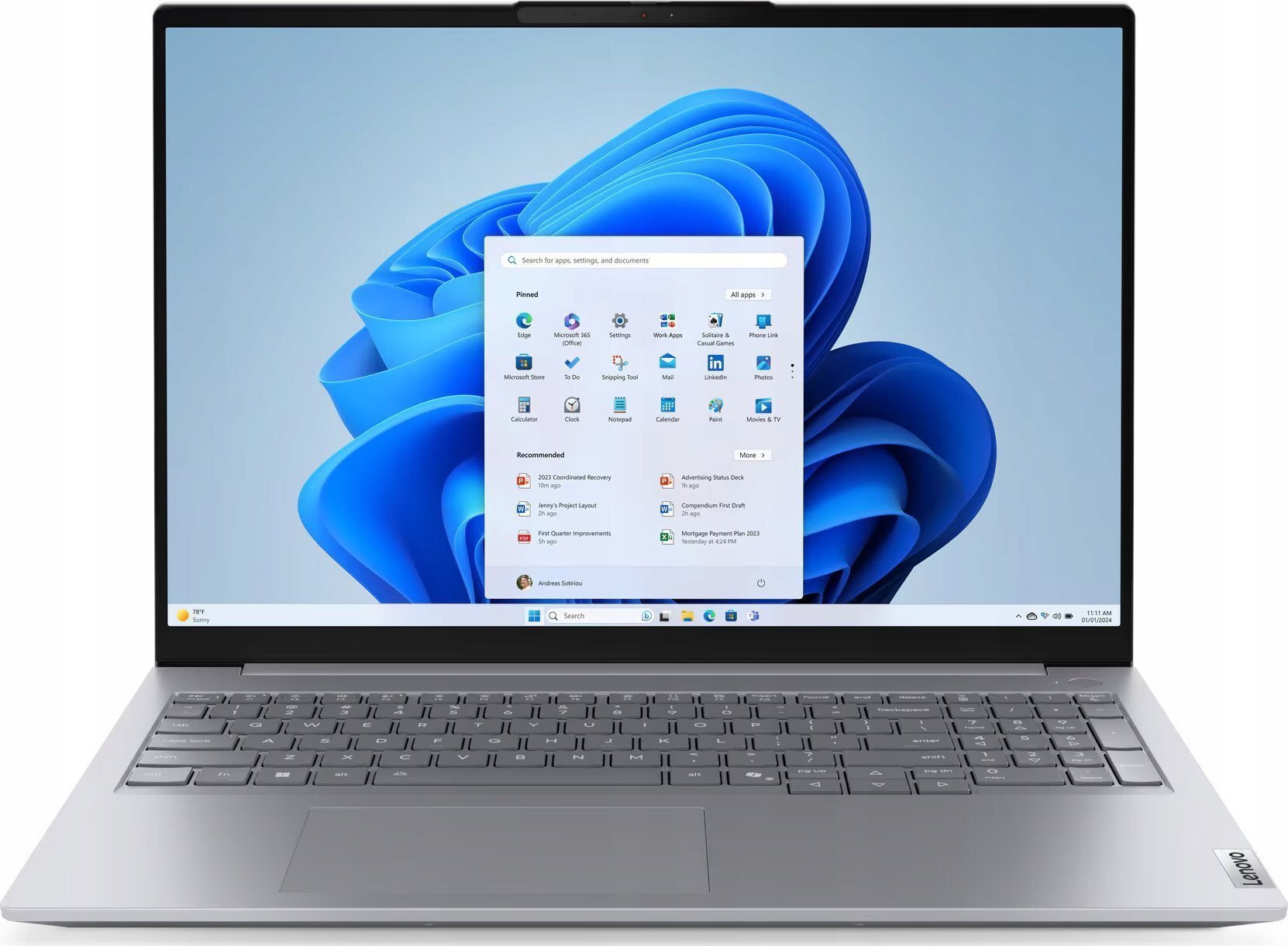 Lenovo Portatīvais dators ThinkBook 16 G8