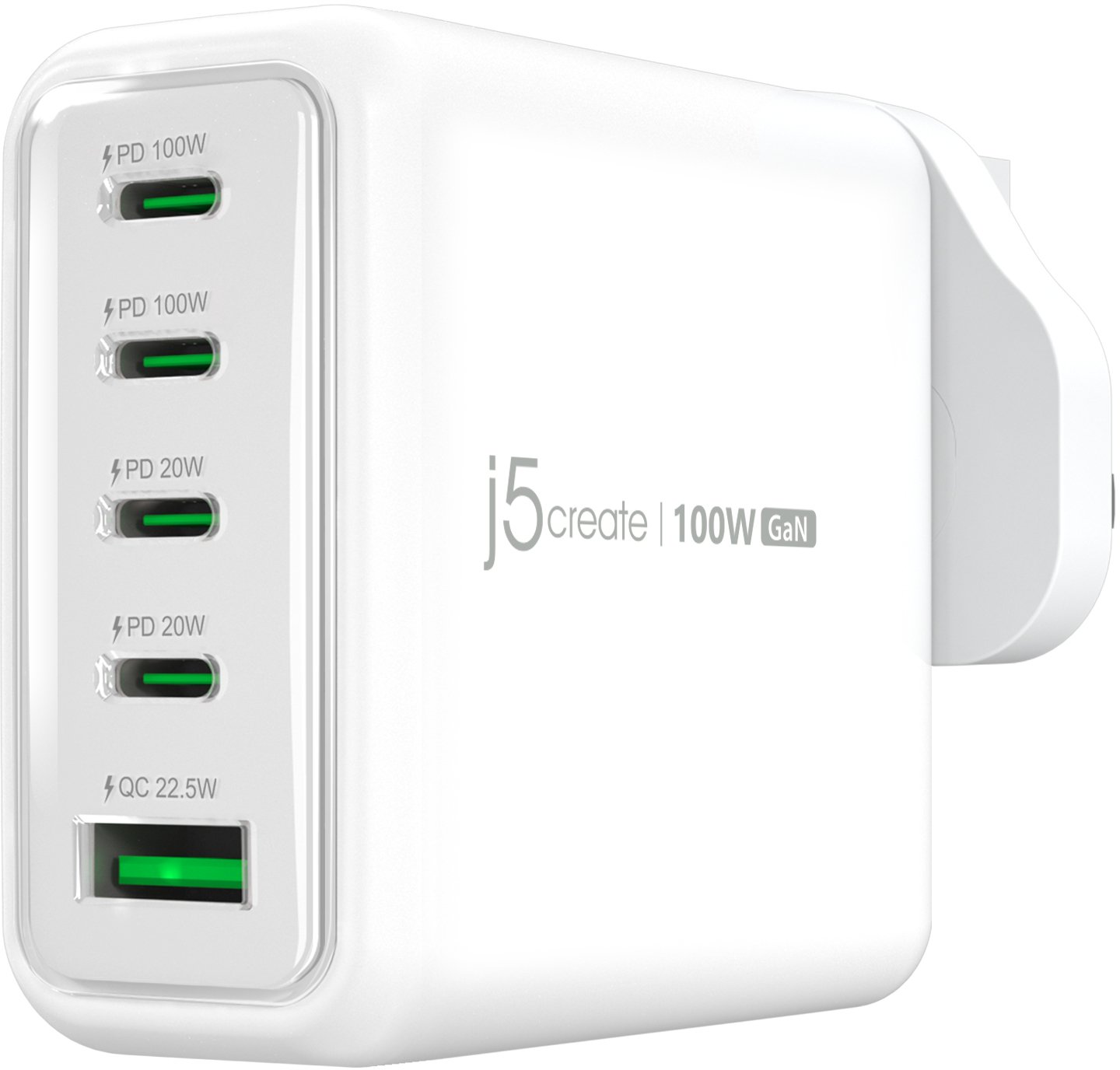 Lādētājs j5create j5create 100W GaN USB-C