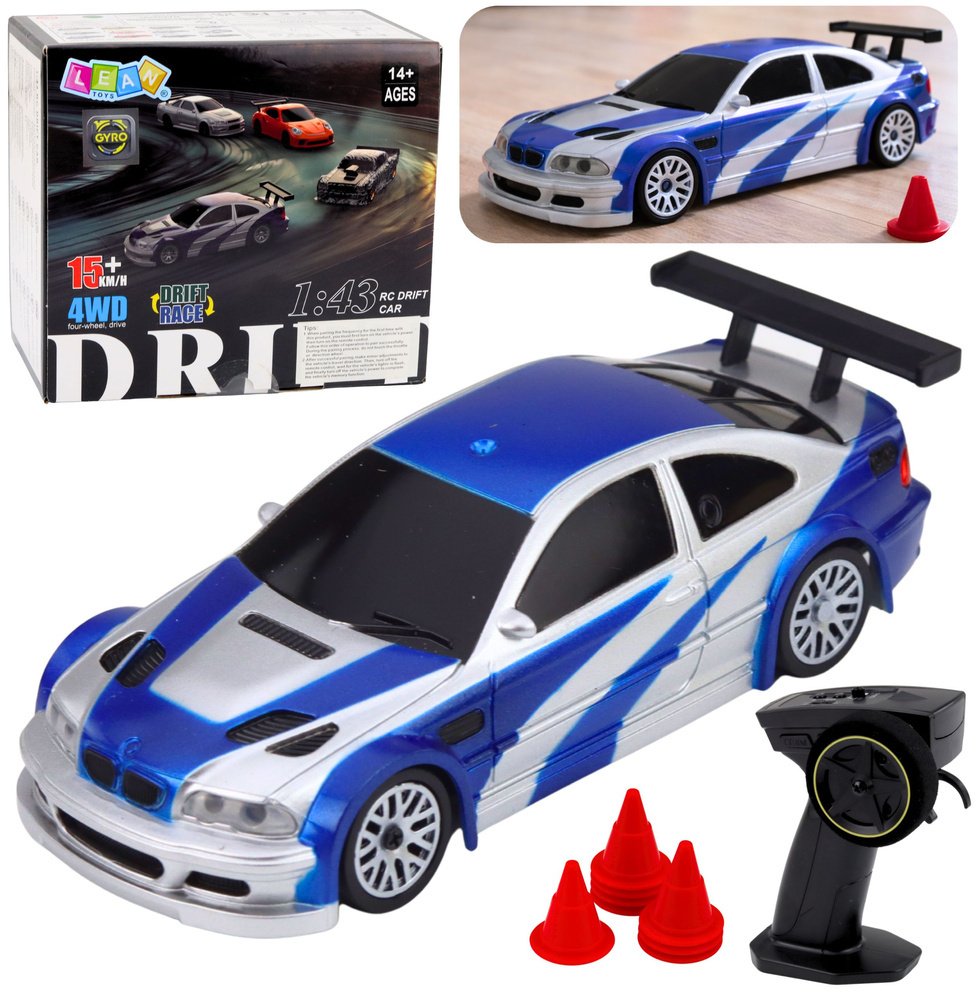 LeanToys Sporta auto driftam E46 Tālvadāms