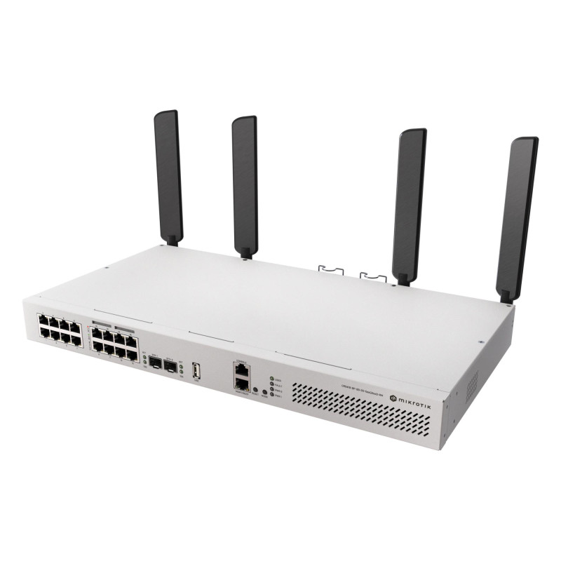 MikroTik Cloud Router Switch 418-8P-8G-2S+5axQ2axQ-RM with