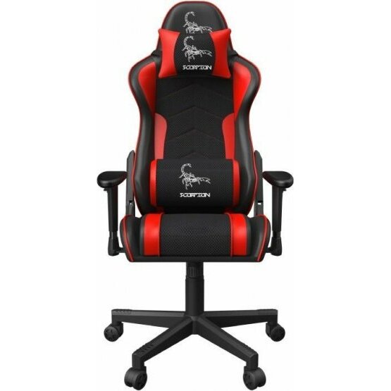 Gembird Gaming chair black-red | GC-SCORPION-02X