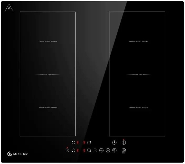 Indukcijas plīts AMZCHEF CE-FS-I72S-FFDD06 4 zonu
