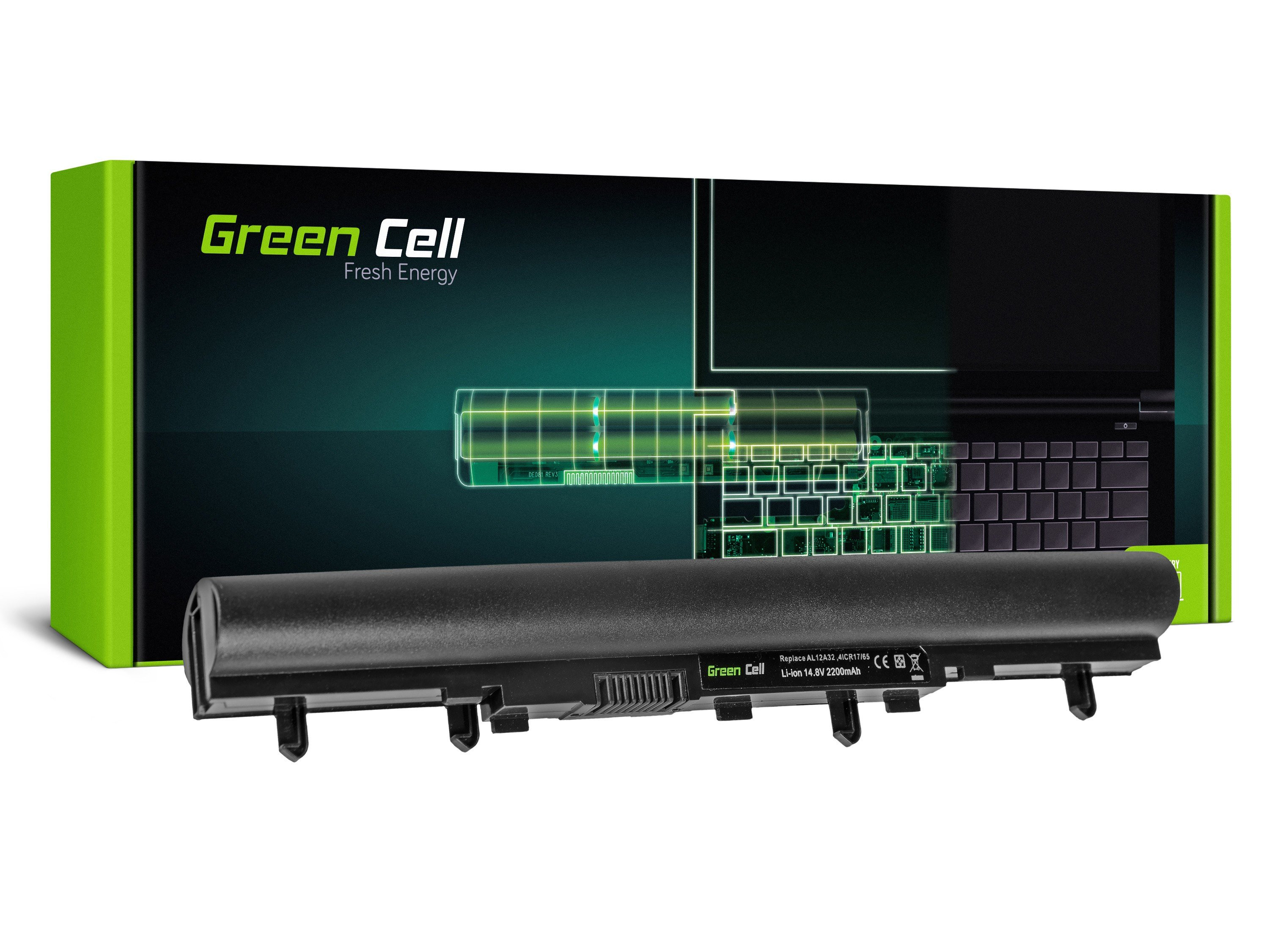 Green Cell akumulators Acer E1-522 E1-530