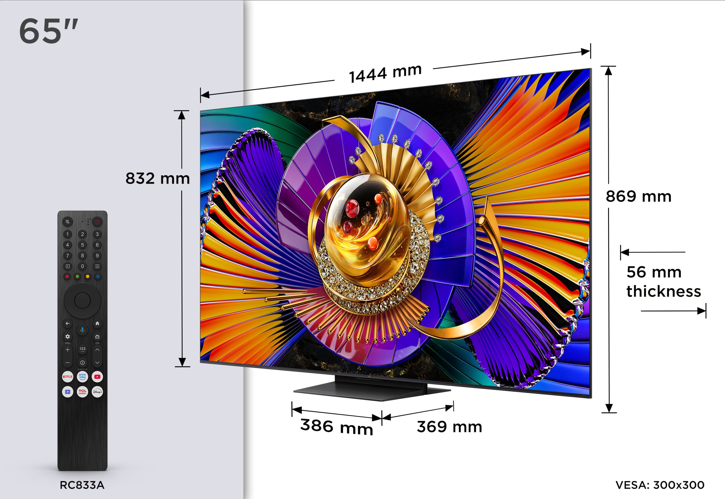 Televizors TCL C7L 65`` 4K UHD