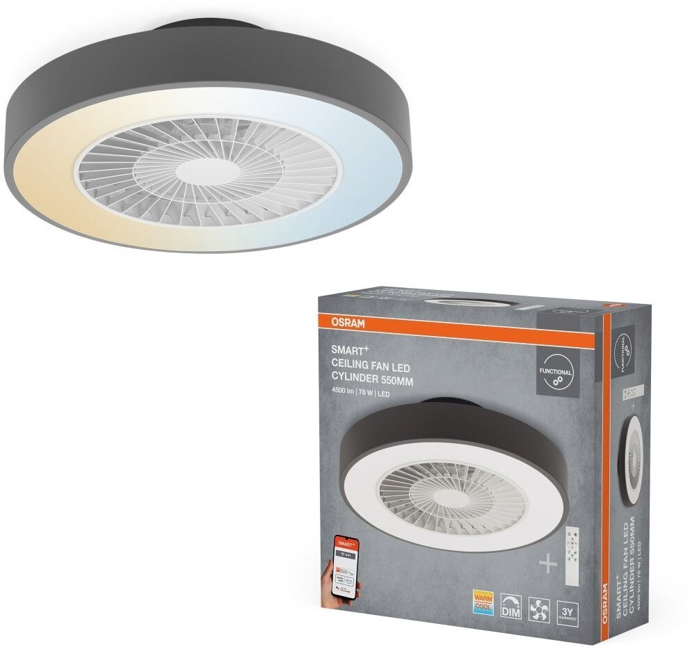 Ventilators Osram Smart LED ventilatora lampa