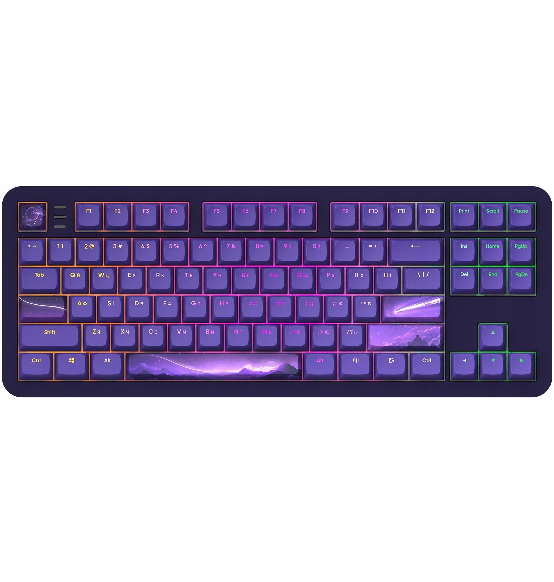 Klaviatūra Dark Project ALU87B Celestial, G3MS