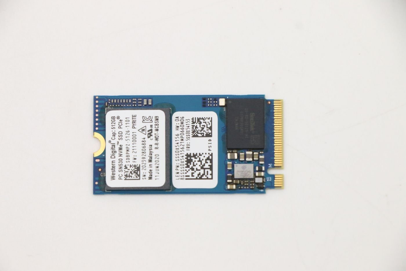 SSD disks Lenovo 512GB PCIe NVMe