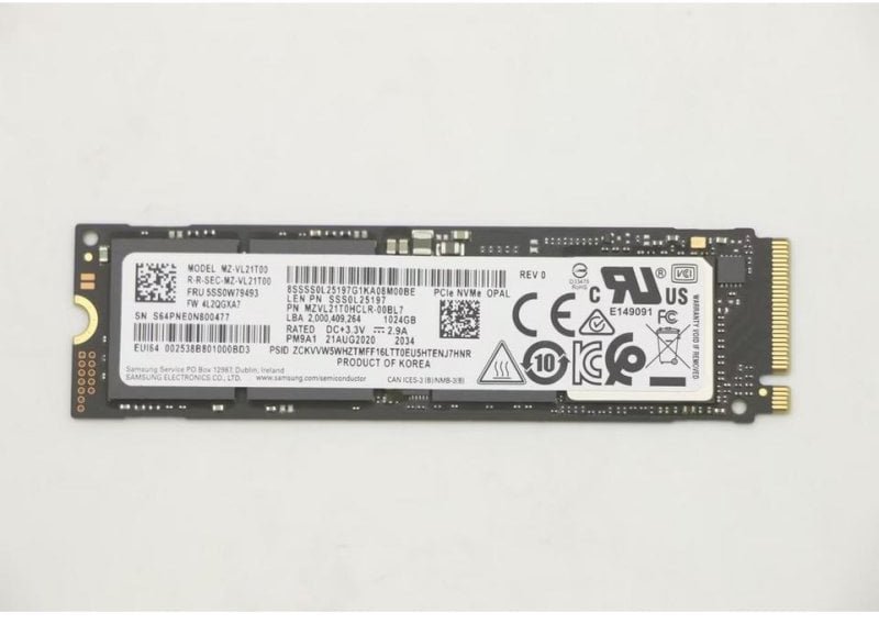 Lenovo 1TB M.2 2280 PCIe
