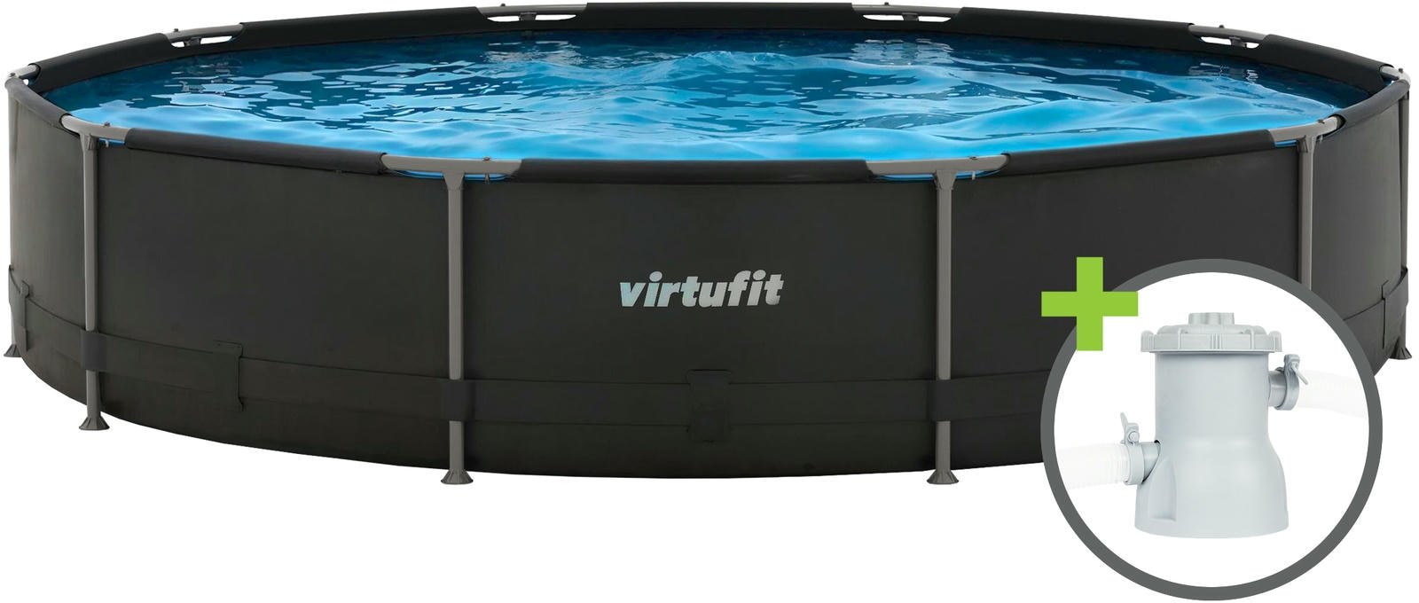 Dārza baseins ar rāmi VirtuFit 305x76