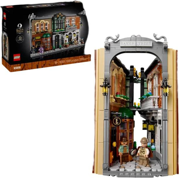 LEGO Icons 10351 Sherlock Holmes: Book