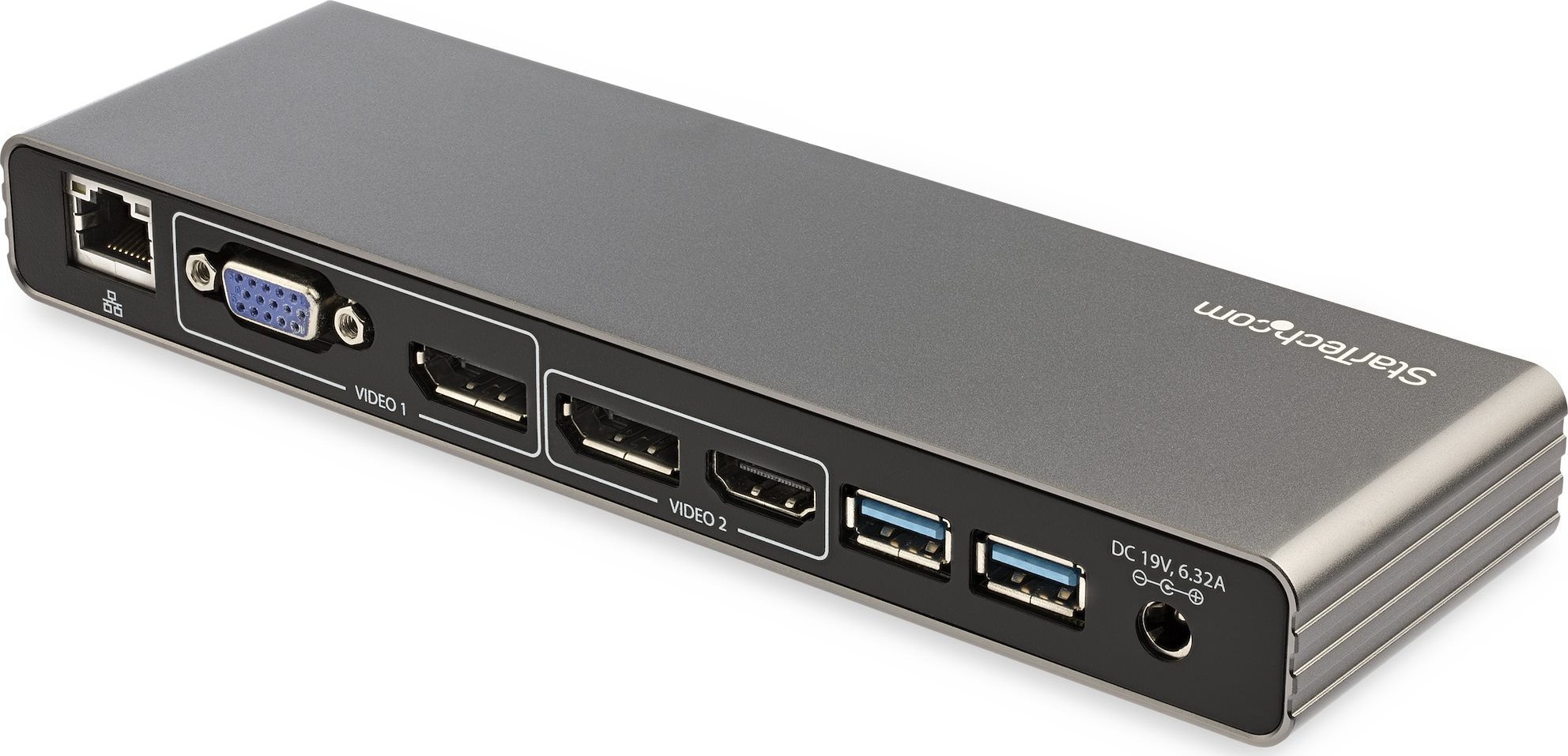 Stacija/replikators StarTech Dual 4K doks Thunderbolt
