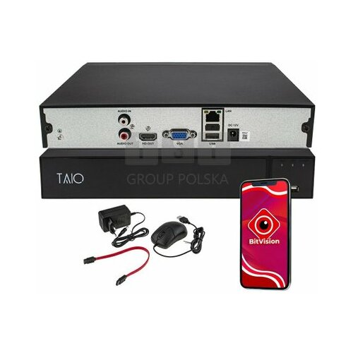 IP videoierakstītājs Uniview NVR-8-8MP 9 kanālu