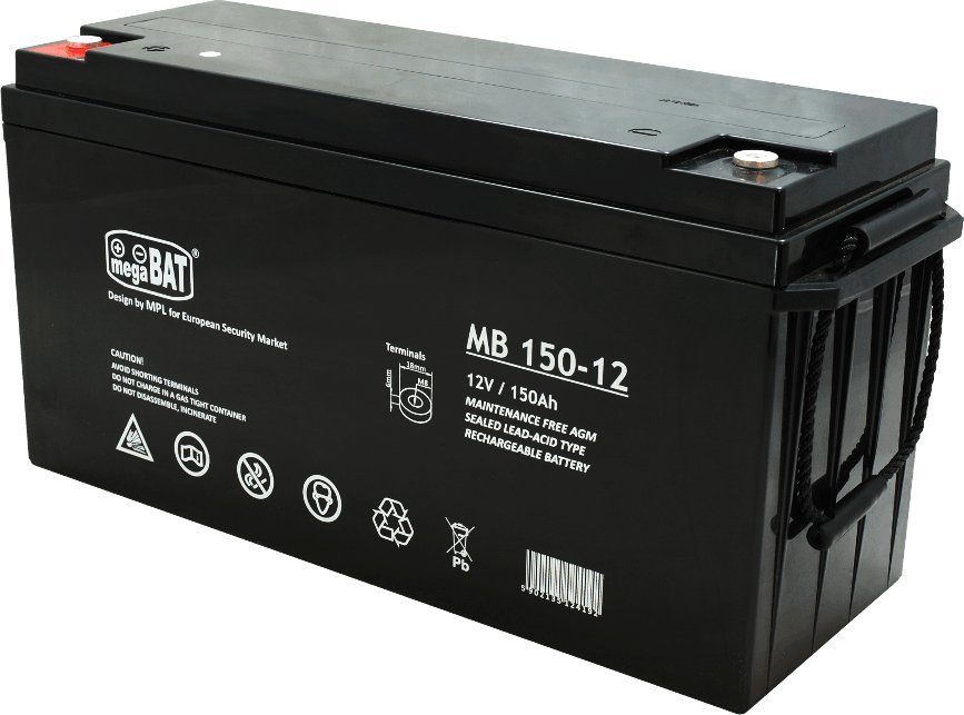 Akumulators AGM 12V 150Ah MegaBAT |