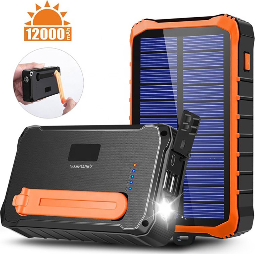 4smarts Powerbank Propper Saules 12000mAh Grey