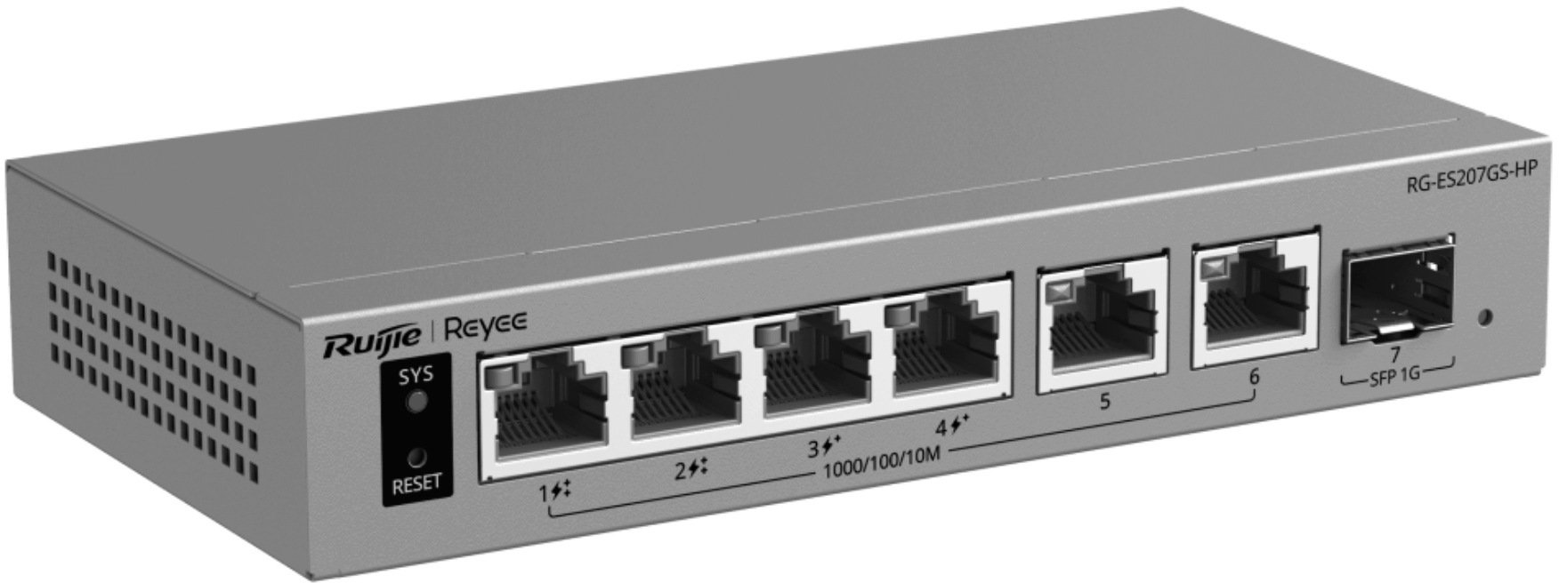 Slēdzis Reyee SWITCH POE RG-ES207GS-HP 4