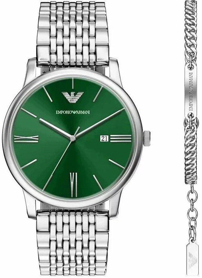Vīriešu pulkstenis Emporio Armani Minimalist AR80087SET