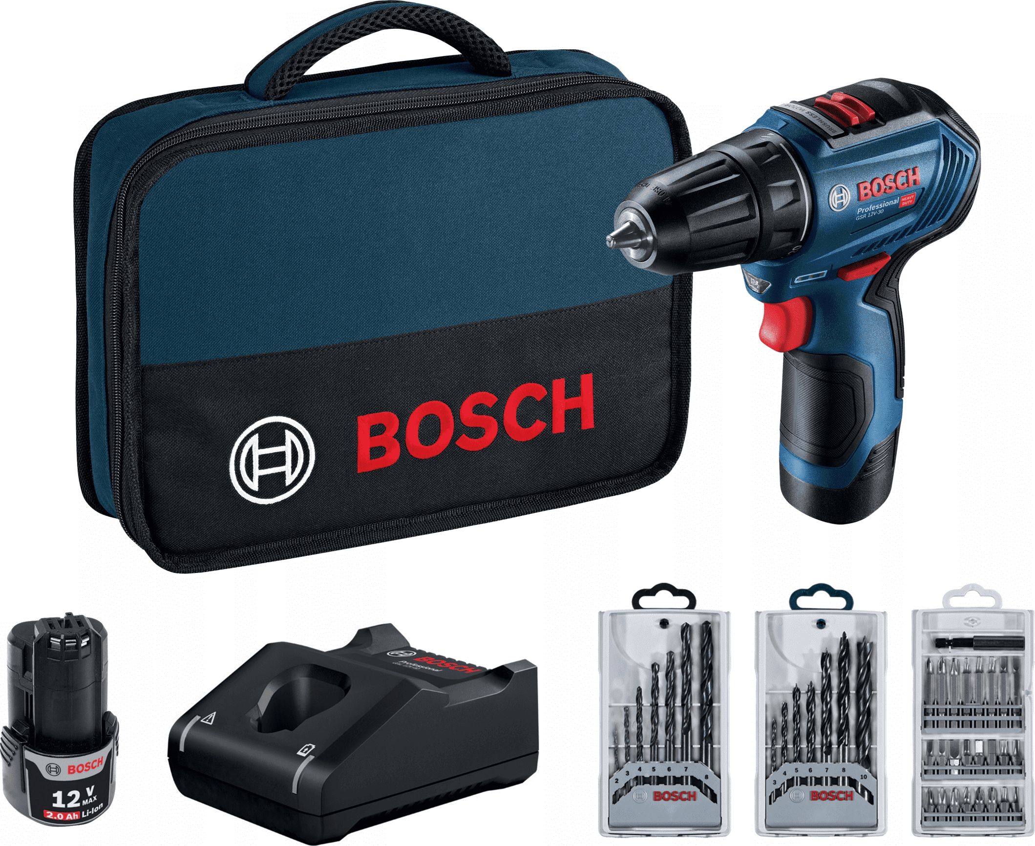 Urbjmašīna-skrūvgriezis Bosch GSR 12V-30 12 V